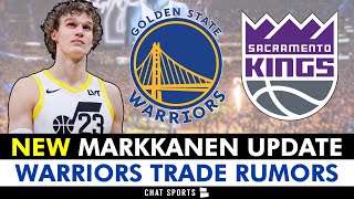 NEW Lauri Markkanen TRADE Update GSW In Bidding War With The Kings Golden State Warriors Rumors [upl. by Aihsikal]