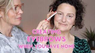 Learn how to create eyebrows when you have none [upl. by Hsekar547]