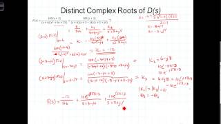 L12 7 3Laplace Trans Partial Fraction Distinct Complex Roots [upl. by Towbin]