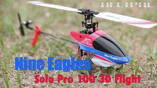 HeliPalcom  Nine Eagles Solo Pro 100 Outdoor 3D Flight [upl. by Itnahsa]