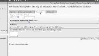 Typo3 Tutorial · Verwenden des Kalenders [upl. by Yrogerg452]