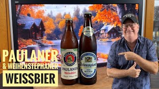 Ölprovning Paulaner Hefe Weissbier och Weihenstephaner Hefe Weissbier Vilken är bäst [upl. by Ecirehc]