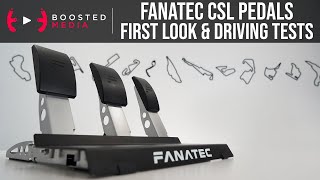 Fanatec CSL Pedals  Detailed First Look amp Driving Tests [upl. by Shaffert]