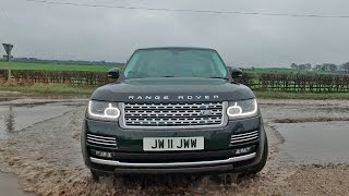 Smashing Through Floods My Range Rover V8 Review With Slow Motion [upl. by Laetitia]