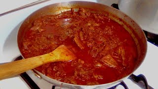 Receta de carne con chile para tamales res [upl. by Soloman]