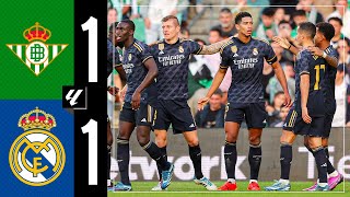 Real Betis 11 Real Madrid  HIGHLIGHTS  LaLiga 202324 [upl. by Lenahtan381]