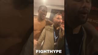 Anthony Joshua CLOWNS with Chisora amp Bellew after ONEUPPING Tyson Fury amp KNOCKING OUT Otto Wallin [upl. by Allimaj]