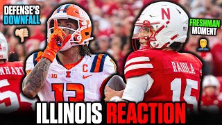 FAN REACTION TO NEBRASKAS OVERTIME LOSS TO ILLINOIS [upl. by Nylzaj]