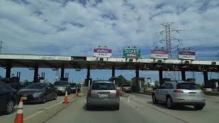 Driving from Goethals Bridge in Staten IslandNew York to New BrunswickNew Jersey [upl. by Armillia]