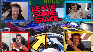 F1 Driver Plays Virtual F1 Game [upl. by Corin]