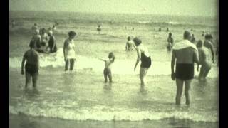 Atlantic City NJ 1949  boardwalk and beach [upl. by Argent]