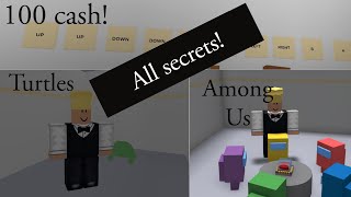 All secrets in Cook Burgers Roblox [upl. by Kolnos]