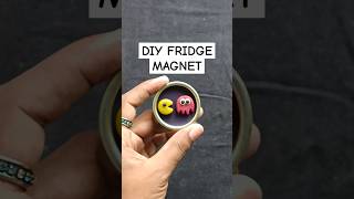 DIY fridge magnet✨art diy fridgemagnets reuse diydecor tincan painting craft creative clay [upl. by Eellac559]