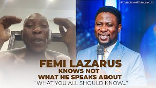 Femi Lazarus knows not what he speak about  Seun Kuti [upl. by Davida]