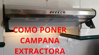 fabricación de campana extractora y ducto para comercio a medida [upl. by Oiceladni]