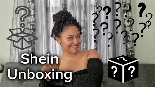 UNBOXING MY PACKAGE FROM SHEINOFFICIAL shein sheinunboxing sheinhaul shein2024 curls hair [upl. by Cathey]