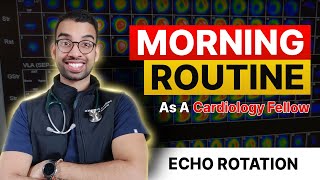 Morning Routine As A Cardiology Fellow Echo Rotation [upl. by Nirahs]