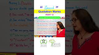 Using Speech Marks  Punctuating Direct Speech  EasyTeaching english writing punctuation speech [upl. by Parthen]