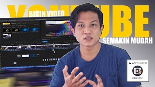 Mudahnya edit video youtube dengan ACETHINKER Video Editor [upl. by Annayt]