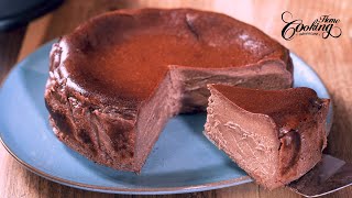 Chocolate Basque Burnt Cheesecake [upl. by Nelyag4]