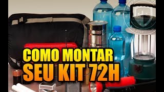 COMO MONTAR UM KIT PARA EMERGENCIAS  SOBREVIVENCIALISMO [upl. by Shiau369]