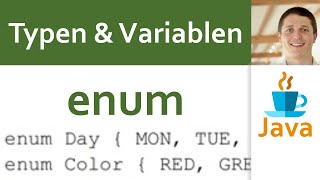 💻 JAVA  Typen amp Variablen 10  AufzählungsDatentyp enum Enumeration [upl. by Tuhn464]