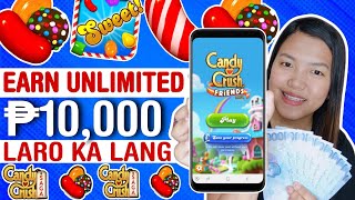 EARN UNLIMITED P10000 GCASH LARO LANG LIKE CANDY CRUSH [upl. by Lefty]