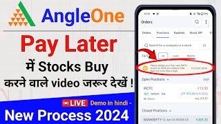 Angel one pay later stock pledge kaise kare  Angel one stock pledge kaise kare  Stock Pledge [upl. by Fechter]