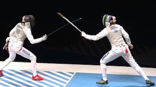 World Team Fencing Championships 2016 Rio  Womens Foil Gold match ITA vs RUS [upl. by Quartis]