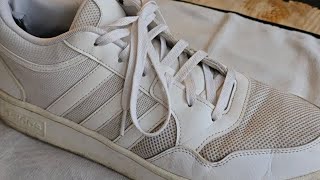 First EVER Shoe Clean  Part 1  RESHOEVN8R Shoe Cleaning Kit  Filthy White Addidas [upl. by Enitnelav]