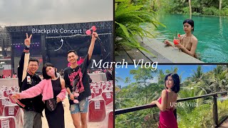 MARCH VLOG  Blackpink concert Ubud healing amp Balinese Hindu ceremony  dailyvlog bali [upl. by Yablon]