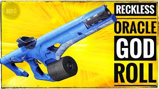 How to get Reckless Oracle Auto Rifle and Reckless Oracle God Roll Destiny 2 [upl. by Ellehcear]