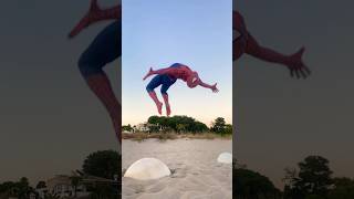 Amazing spiderman stunt Backflip [upl. by Marten275]