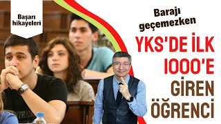 Bir başarı hikayesi barajı aşamazken YKSde nasıl ilk bine girdi [upl. by Tik115]