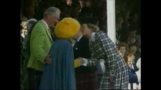 Princess Diana at Braemar Highland Games  1989 [upl. by Cogswell589]