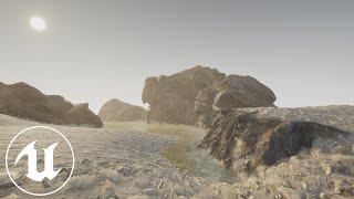 UE4 DF Terrain Blending How why and why not [upl. by Ayotyal947]