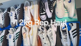 12 KG SUGARGOO REP HAULWEIDIAN HAUL TAOBAO HAUL Lacoste adidas samba off white dunks amp more [upl. by Ivey356]