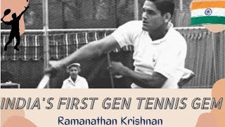 Ramanathan Krishnan  Indias Only Wimbeldon Semifinalist in Mens Singles [upl. by Artimed]