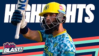 Moeen Ali Smashes 103 off 59  Birmingham v Leicestershire  Highlights  Vitality Blast 2024 [upl. by Yul875]