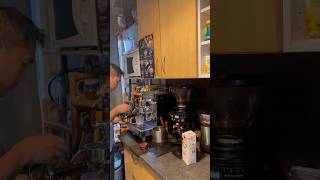 How to make oat milk coffee at home Graef Contessa Mahlkonig [upl. by Sil]