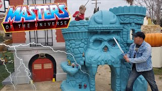 We made a HUGE Mattel TOY PLAYSET Masters of the Universe Castle Grayskull Pt9 [upl. by Kehoe107]