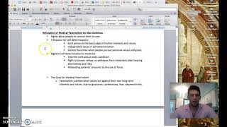 Medical Paternalism lecture pt 1 [upl. by Hay]