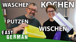 Our Daily Chores in Slow German  Super Easy German 249 [upl. by Htabmas]