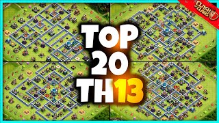 New BEST TH13 BASE WARTROPHY Base Link 2023 Top20 Clash of Clans  Town Hall 13 Farm Base [upl. by Belldas]