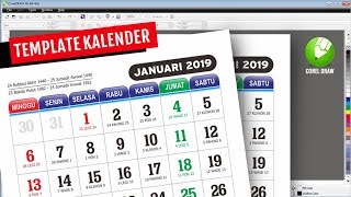 Membuat Kalender 2019 di CorelDraw [upl. by Kenneth]