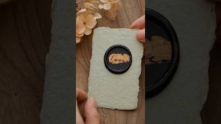 Autumn 🍂 waxseal diy autumncolors waxsealstamps [upl. by Saimon]