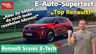 Renault Scenic ETech 220 Verwandlung zum KompaktStromer  EAuto Supertest mit Alex Bloch  ams [upl. by Leatrice]