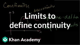 Limits to define continuity [upl. by Myrah]