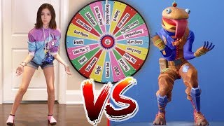 FORTNITE DANCE MYSTERY WHEEL CHALLENGE In Real Life [upl. by Rosemaria]