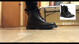 1460 MONO  ALL BLACK DOC MARTENS FIRST IMPRESSION AND TRYON [upl. by Sivrad]